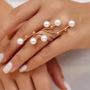 New faux pearl ring ✨🔥🔥🔥 OS